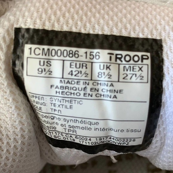 World Of Troop Destroyer Low Men's Sneakers Shoes White Size 9.5-- 1CM00086-156 - Picture 7 of 8